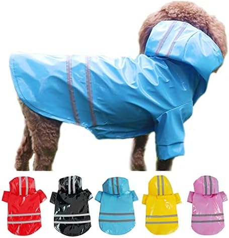 בגדי חיות מחמד כלב ברדס משקף מעילי גשם גור גור חיות מחמד מעילי גשם מעילי חתולים חיצוניים בגדים מתאימים