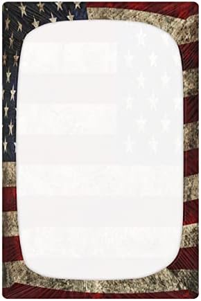 דלי עריסה של דגל אמריקאי טוב לילדים לבנים ולבנות, גיליונות עריסה לתינוקות מצוידים גיליונות עריסה רכים