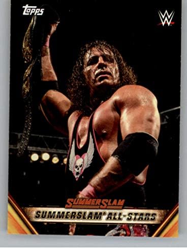 2019 Topps WWE Summerslam Mr. Summerslam MSS-24 8/3/97 BRET HIT MAN HART DEF. הקברן לזכות בכרטיס המסחר
