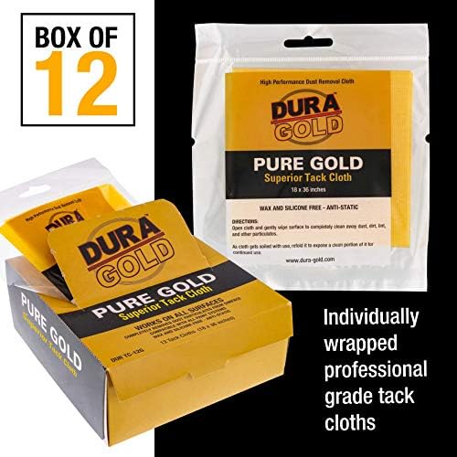 Dura -Gold Premium 5 דיסקי מלטש זהב - 80 Grit & Dura -Gold - מטליות מטפלים מעולות מזהב טהורות - סמרטוטים