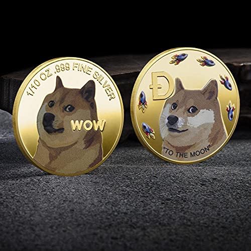 מטבע הנצחה 1 עוז כלב מטבע זיכרון מטבע זיכרון מצופה זהב מצופה זהב cryptocurrency 2021 מטבע אספנות במהדורה