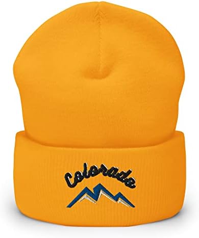 כפה עם אזיקים בקולורדו, פסגות הרים סלעיות כחולות, כובע חורף