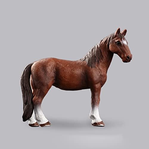 ויקסקי פסל סוס דגם ילדים סוס קישוט סוס קישוט ילדים סוס קוגניטיבית דגם ילדים למידה צעצועים