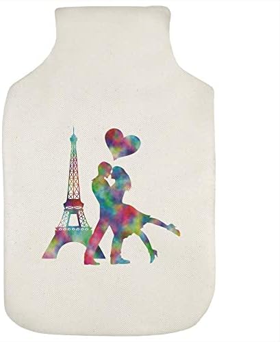כיסוי בקבוק המים החמים של Azeeda 'Eiffel Tower Romance'