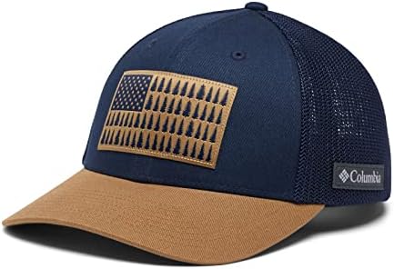 כובע כדור רשת דגל עץ קולומביה-כתר גבוה