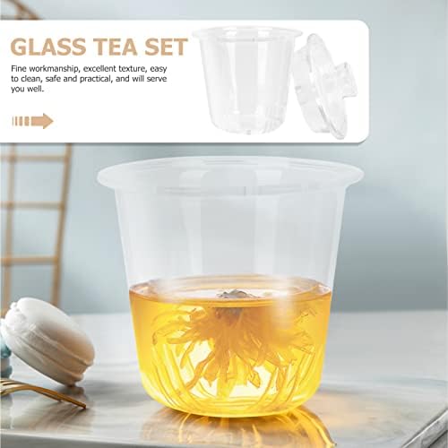 זרודקו זכוכית תה קומקום זכוכית תה החלפת תה החלפת תה כוס תה עם מכסה מכסה קומקום מכסה מכסה קומקום מכסה