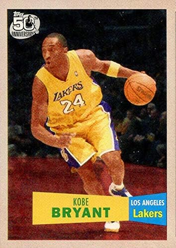 Kobe Bryant 2007 2008 Topps כדורסל רטרו 1957 1958 סדרת וריאציה כרטיס מנטה 24 מציגה את הכוכב הזה של