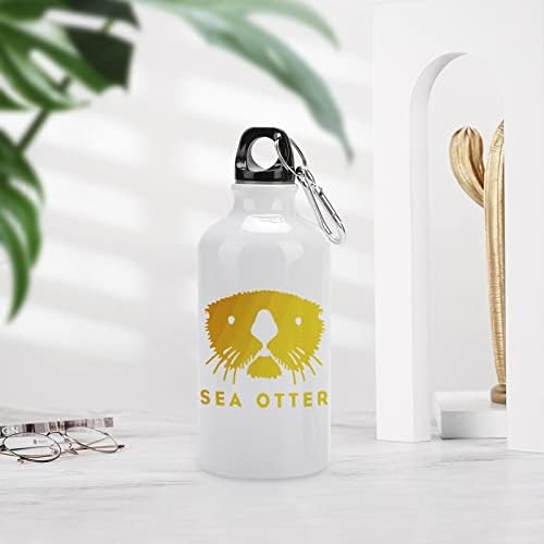 ים הזהב אוטר אלומיניום בקבוק מים ספל נסיעות דליפת דליפה בקבוקי ספורט מתכת 400 מל