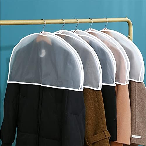 ברור ויניל כתף מכסה ארון חליפת מגן על אחסון בית תפאורה סט של 10 12 ח 24 ו 2 ד עבור חליפה, מעילים, מעילים,