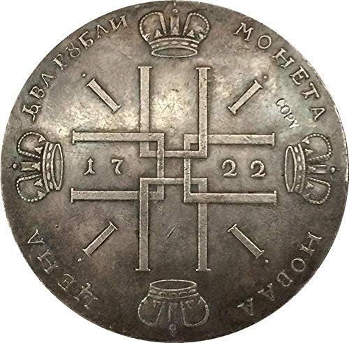 1722 פיטר I רוסיה מטבעות עותק לעיצוב משרדים בחדר הבית