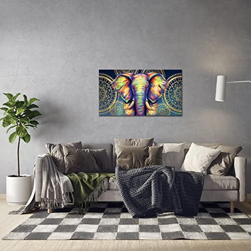 Apicoture Bohemian Pice Picture Art Art Colorpul Colorpul Peripant Canvas Prints Wall Art Boho זהב מנדלה