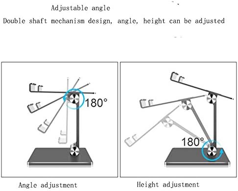 SJYDQ חדש MINI שולחן מתכווננת עמדת מתכת מתכוונת ניידת תמיכה סמארטפון נייד דוכן טבליות למחזיק טלפון מתקפל