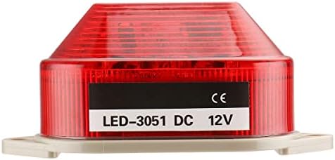 מנורת אזהרה של באומיין LTE-3051 תעשייתי DC 12V LED פלאש סטרוב אור אדום
