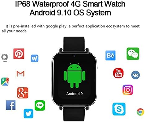 Zuonu שחייה IP68 Smart Watch Men 4G רשת NANO SIM כרטיס מצלמות כפולות WiFi GPS Android 9.1 שיחת טלפון