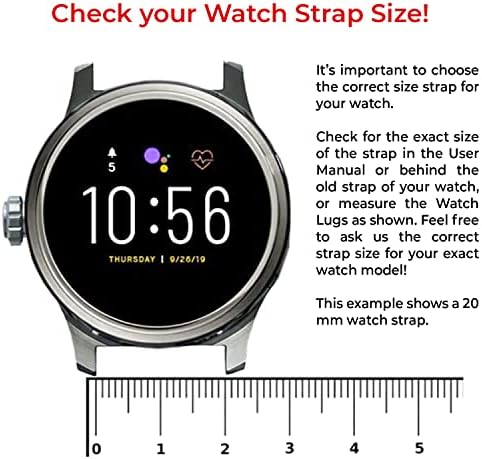 להקת צפייה מהירה של שחרור מהיר תואם לשעון LG G W100 רצועת שעון סיליקון עם מנעול כפתור, חבילה של 2