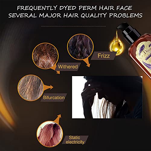 דיסאר יופי שיער סרום אנטי פריז 2in1 פורמולה קלה לתיקון הזנה הגנה על צבע תיקון פגום 120 מל/4.23fl.oz