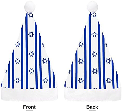 ישראל דגל בצורת חג המולד כובע לשנה חדשה חג מסיבת קוספליי