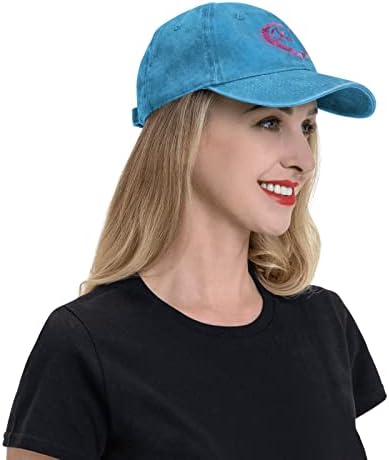 סרטים ורודים פרפר לב כובעי בייסבול לב לנשים כובע בייסבול של סרטן השד לנשים לגברים כובע תמיכה בסרט