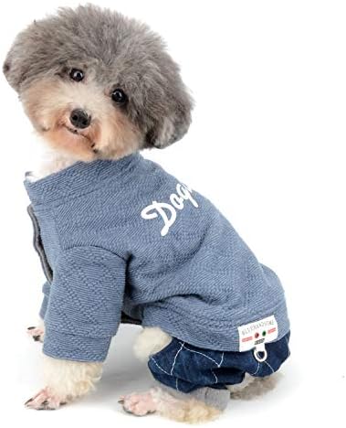 רנפי כלב סרבל חורף ילדה ילדה סוודר סוודר צ'יוואווה יורקי בגדי פליס פיג'מה גור תלבושות מזג אוויר קר בגדי