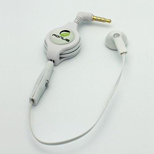 אוזניות אוזניות מונו נשלפות תואמות למורשת Coolpad, Brisa, S דגמים 3.5 ממ W אוזניות MIC מיקרופון אוזניות