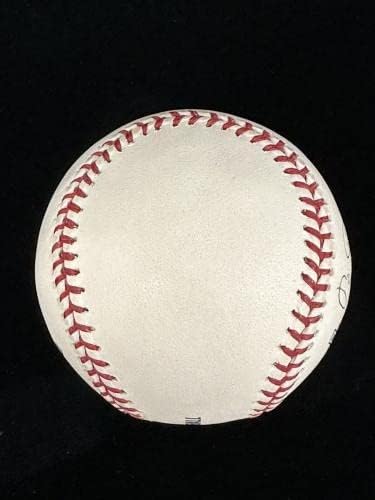 הדוכס סימס ניו יורק ינקי חתום על MLB סליג בייסבול מיוחד עם הולוגרמה - כדורי בייסבול עם חתימה