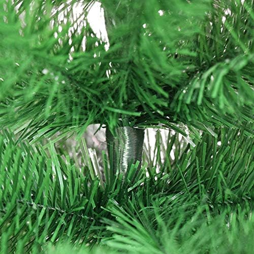 עיצוב חג מתקפל של ZPEE עצי חג מולד, PVC מתכת מלאכותית עץ אורן, עץ חג המולד למקורה חיצוני מקורה
