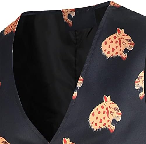 חולצות קיץ לגברים גברים חליפת כיס כפתור אופנה מודפס