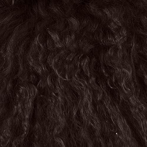 צלחת עור מונגולית/טיבטית שיער מתולתל