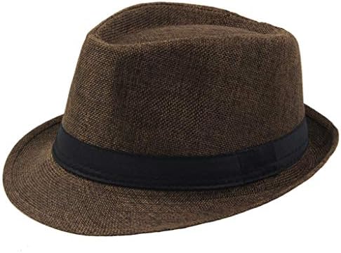 כובעי פדורה קיץ לנשים גברים - כובעי שמש רחבים שופעים פנמה פנמה נוחים כובעי פנמה וינטג 'אלגנטיים כובעי