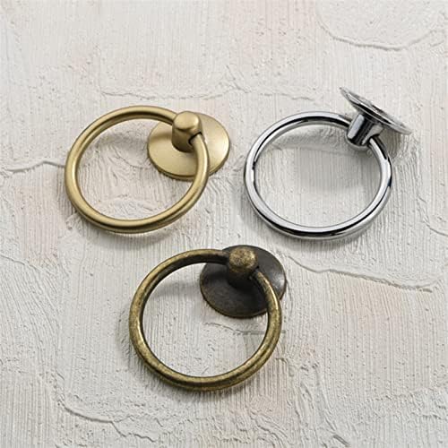 5 יחידות טבעת אחת חור למשוך טבעת ארון דלת ידית עבור עיצוב הבית אירופאי טבעת טבעת טבעת מגירה