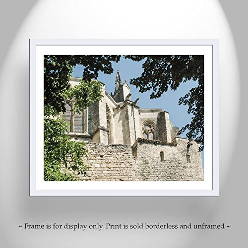 הקתדרלה האירופית באקוויטאין צרפת הדפס אמנות