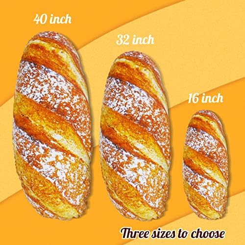 QYA 3D סימולציה הדובדבן כרית לחם סוכר למתנה מצחיקה, כרית כרית באורך 32 אינץ
