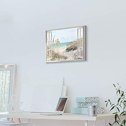 גלריית הארדי חוף חוף תמונה אמנות קיר: חוף נושא חלון קנבס אמנות הדפס