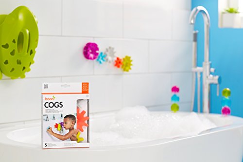 Boon Cogs צעצועי אמבטיה לתינוקות - צעצועים לתינוקות חושיים בנושא אמבטיה - סלי פסחא - רב -צבעוני - בגילאי
