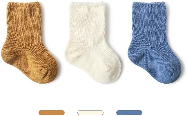 Qandsweat Unisex Socks Socks Gocks Gocks של בנים פעוטות גרבי כותנה חלקים 0-6 חודשים