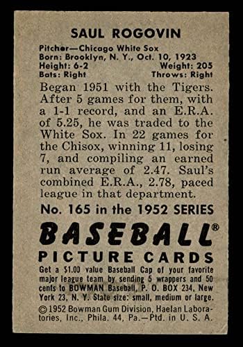 1952 בייסבול באומן 165 סול רוגובין מעולה על ידי כרטיסי מיקיס