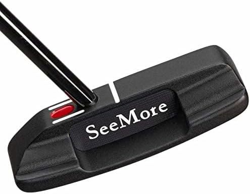 Seemore Seemore שחור Si2w קיזוז w/insert insert Putter 34 RH