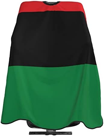 דגל אפרו אמריקאי דגל פאן-אפריקני ברבר קייפ מקצועי מספרה אטומה למים כיסוי כיסוי אנטי-סטטי אנטי סטטי שכמייה