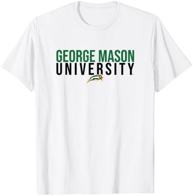 חולצת טריקו מוערמת על אוניברסיטת ג'ורג 'מייסון