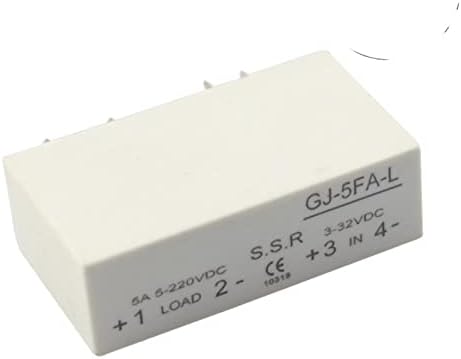 Hifasi Mager Mgr GJ-5FA-L DC-DC PCB SSR ב- 3-32VDC, OUT 5-220V DC 5A ממסר מצב מוצק