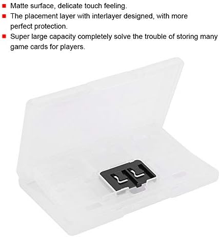 מקרה כרטיס משחק, מקרה משחק כרטיס נגד אבק 11.5 איקס 7 איקס 1.5 ס מ כרטיסי משחק שרירי בטן עבור מתאים עבור