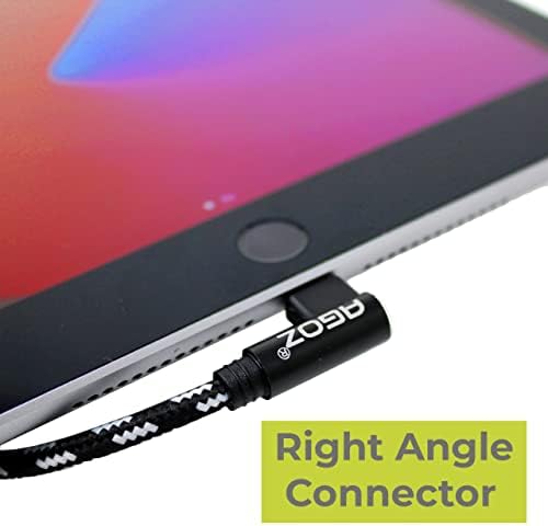 AGEZ 5 אינץ '90 מעלות זווית ימנית מרפק USB A ל- USB C כבל כבל עבור DJI MAVIC PRO AIR, DJI OM 4, OM 5