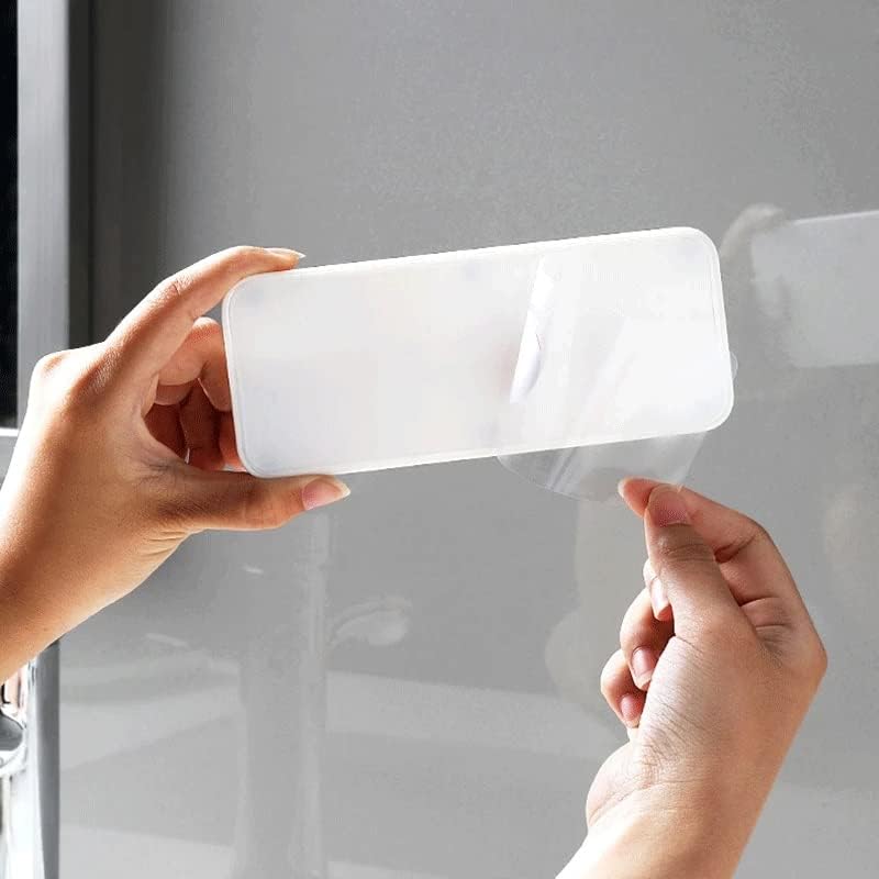 DHDM סבון נייד כלים מחזיק סבון להמרה לחדר אמבטיה קיר מפלסטיק קיר אחסון קופסא מארגן אביזרי אמבטיה