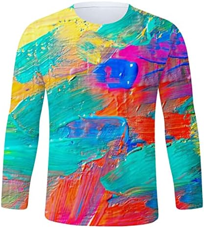 2023 אופנת קיץ חדשה קיץ מזדמן מהדק תלת מימד הדפסה דיגיטלית חולצת טריקו שרוול ארוך שרוול ארוך שרוול ארוך