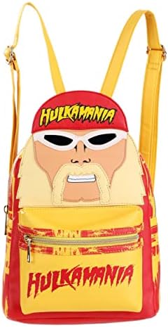 תרמיל תרמיל Hulk Hulk Hogan, תיק Hulkamania למתנות ואספנות WWE, תקן קוספליי ואביזרים של WWE