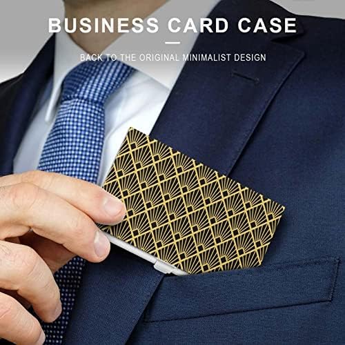 אמנות דקו סגנון דפוס עסקים מזהה כרטיס מחזיק סילם מקרה מקצועי מתכת שם כרטיס ארגונית כיס