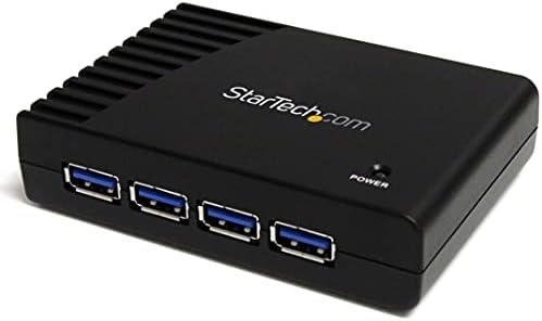 Startech.com 4 -port USB 3.0 Superspeed Hub & 10 ft Superspeed usb 3.0 כבל A ל- B - M/M- עבור p/n: pciusb3s4