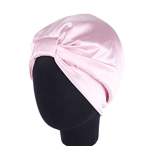 Exceart 3pcs סאטן משי מרופד כובע שינה כובע כובע כובע כובע כובע כובע שינה טורבן כובע שינה מעורב צבע מעורב