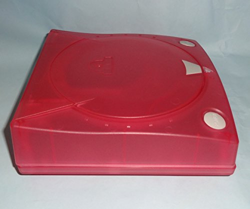 החלפת מארז פגז אדום שקוף עבור קונסולת Sega Dreamcast