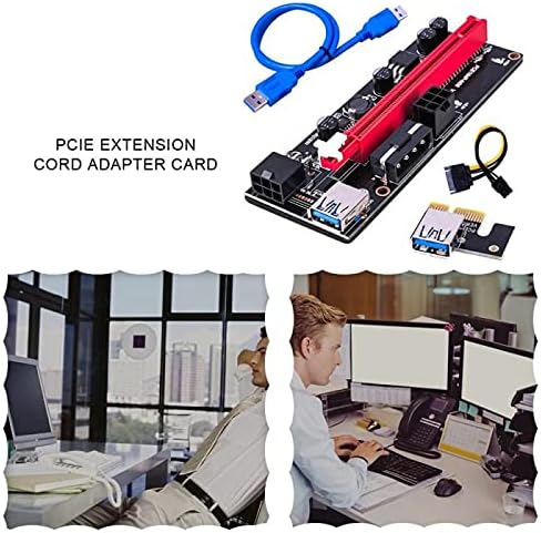 מחברים VER009S PCI -E RISER כרטיס 30 סמ 60 סמ 100 סמ 100 סמ USB ​​3.0 כבל PCI Express 1X עד 16X מתאם